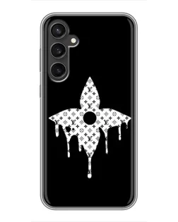 Чохол для Samsung Galaxy S23 з картинкою «Квіткова монограма»