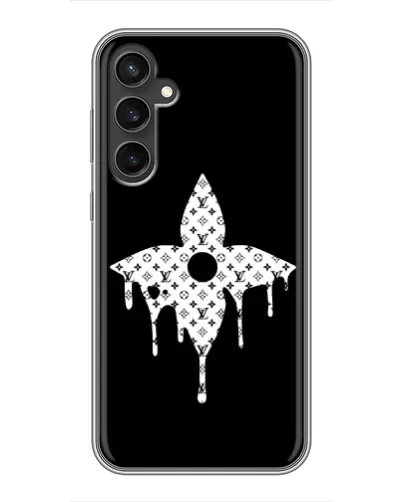 Чохол для Samsung Galaxy S23 з картинкою «Квіткова монограма»