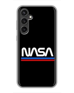 Чохол для Samsung Galaxy S23 з картинкою «NASA — класика Red Blue» Чохол для Samsung Galaxy S23 з картинкою «NASA — класика Red Blue»