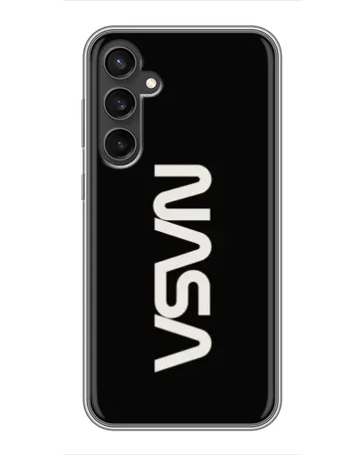 Чохол для Samsung Galaxy S23 з картинкою «NASA — вертикальний логотип»