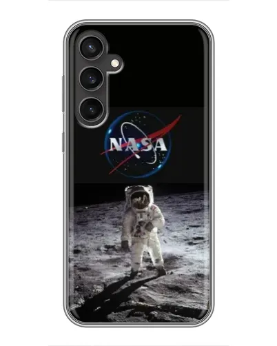 Чохол для Samsung Galaxy S23 з картинкою «Астронавт на Місяці»