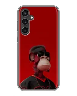 Чохол для Samsung Galaxy S23 з картинкою «Bored Ape в червоному» Чохол для Samsung Galaxy S23 з картинкою «Bored Ape в червоному»