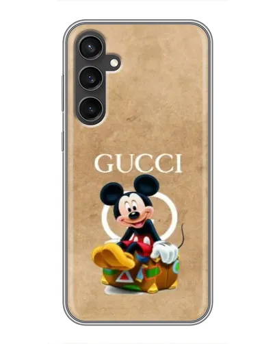 Чохол для Samsung Galaxy S23 з картинкою «Міккі Маус Gucci — крафт»