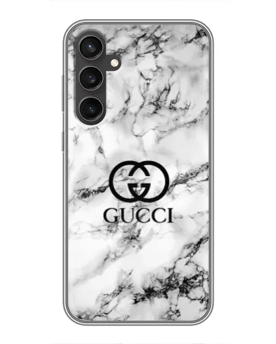 Чохол для Samsung Galaxy S23 з картинкою «Gucci — мармуровий шик»