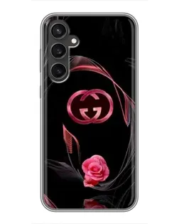 Чохол для Samsung Galaxy S23 з картинкою «Gucci — неонова троянда»