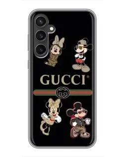 Чохол для Samsung Galaxy S23 з картинкою «Gucci — герої Disney та монограма»