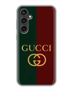 Чохол для Samsung Galaxy S23 з картинкою «Gucci — темно-зелений градієнт»