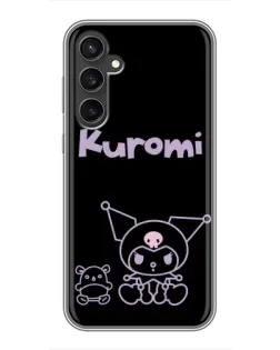 Чехол для Samsung Galaxy S23 с картинкой «Kuromi — черный минимализм» Чехол для Samsung Galaxy S23 с картинкой «Kuromi — черный минимализм»