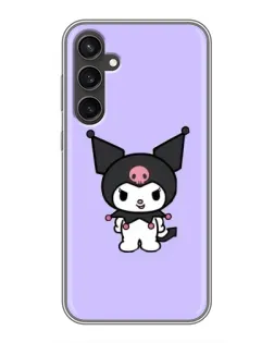 Чехол для Samsung Galaxy S23 с картинкой «Kuromi — нежный фиолетовый»