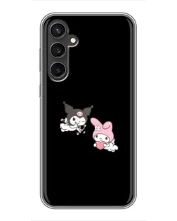 Чехол для Samsung Galaxy S23 с картинкой «My Melody и Kuromi»