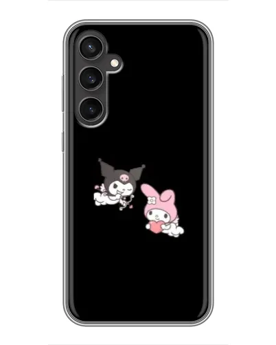Чехол для Samsung Galaxy S23 с картинкой «My Melody и Kuromi»