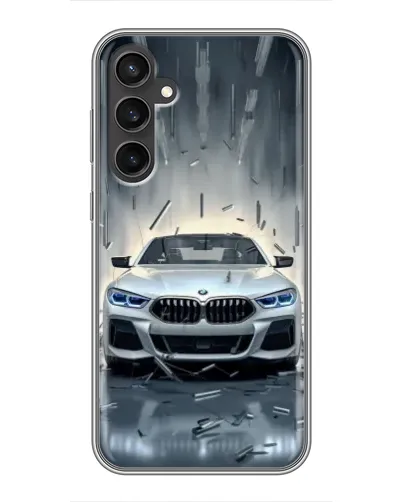 Чехол для Samsung Galaxy S23 с картинкой «BMW в свете фар» Чехол для Samsung Galaxy S23 с картинкой «BMW в свете фар»