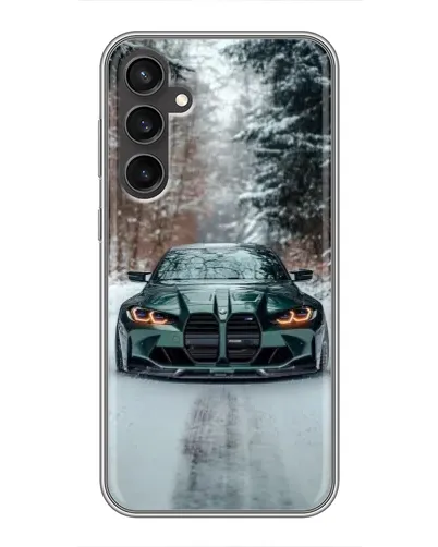 Чехол для Samsung Galaxy S23 с картинкой «BMW в зимнем лесу» Чехол для Samsung Galaxy S23 с картинкой «BMW в зимнем лесу»