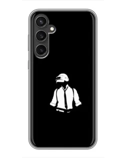 Чохол для Samsung Galaxy S23 з картинкою «PUBG — білий шолом» Чохол для Samsung Galaxy S23 з картинкою «PUBG — білий шолом»