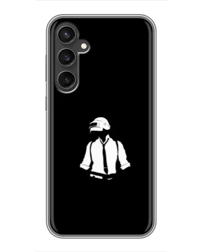 Чехол для Samsung Galaxy S23 с картинкой «PUBG — белый шлем» Чехол для Samsung Galaxy S23 с картинкой «PUBG — белый шлем»