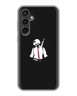 Чохол для Samsung Galaxy S23 з картинкою «PUBG — силует воїна» Чохол для Samsung Galaxy S23 з картинкою «PUBG — силует воїна»
