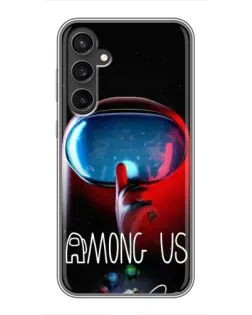 Чехол для Samsung Galaxy S23 с картинкой «Красный импостер — макро» Чехол для Samsung Galaxy S23 с картинкой «Красный импостер — макро»
