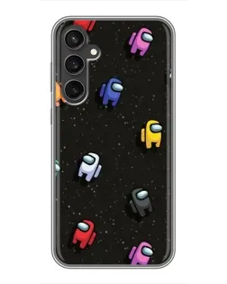 Чехол для Samsung Galaxy S23 с картинкой «Космический паттерн Among Us» Чехол для Samsung Galaxy S23 с картинкой «Космический паттерн Among Us»