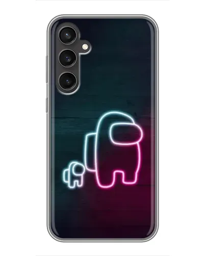 Чохол для Samsung Galaxy S23 з картинкою «Among Us неон-арт» Чохол для Samsung Galaxy S23 з картинкою «Among Us неон-арт»