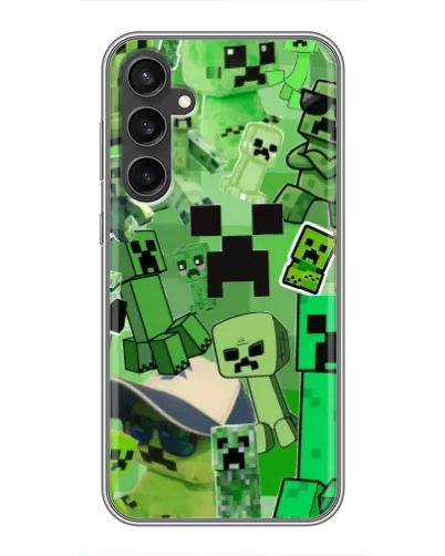Чехол для Samsung Galaxy S23 с картинкой «Криперы Minecraft» Чехол для Samsung Galaxy S23 с картинкой «Криперы Minecraft»
