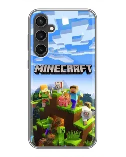 Чохол для Samsung Galaxy S23 з картинкою «Minecraft класичний світ» Чохол для Samsung Galaxy S23 з картинкою «Minecraft класичний світ»