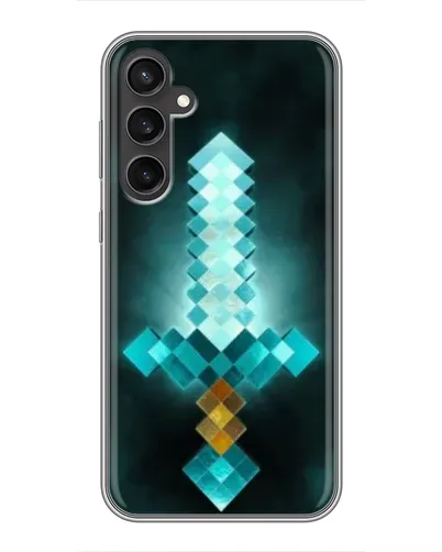 Чехол для Samsung Galaxy S23 с картинкой «Алмазный меч неон» Чехол для Samsung Galaxy S23 с картинкой «Алмазный меч неон»