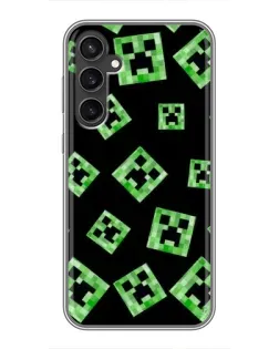 Чохол для Samsung Galaxy S23 з картинкою «Паттерн з кріперами» Чохол для Samsung Galaxy S23 з картинкою «Паттерн з кріперами»