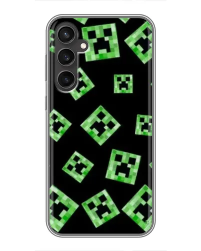 Чехол для Samsung Galaxy S23 с картинкой «Паттерн с криперами» Чехол для Samsung Galaxy S23 с картинкой «Паттерн с криперами»