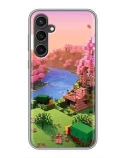 Чохол для Samsung Galaxy S23 з картинкою «Рожеве дерево Minecraft» Чохол для Samsung Galaxy S23 з картинкою «Рожеве дерево Minecraft»