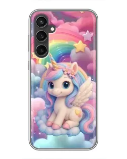 Чехол для Samsung Galaxy S23 с картинкой «Маленький единорог»