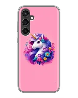 Чехол для Samsung Galaxy S23 с картинкой «Сказочный единорог»