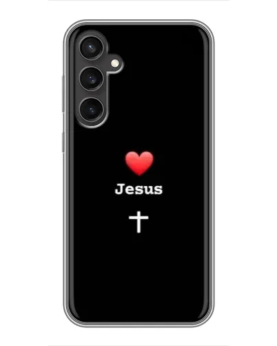 Чохол для Samsung Galaxy S23 з картинкою «Серце - Jesus» Чохол для Samsung Galaxy S23 з картинкою «Серце - Jesus»