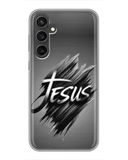 Чехол для Samsung Galaxy S23 с картинкой «Надпись Jesus Graffiti»