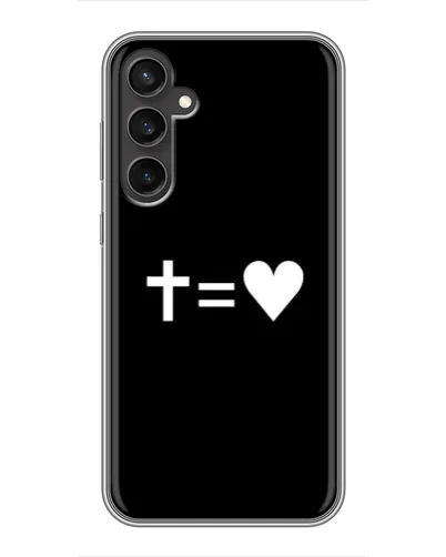 Чохол для Samsung Galaxy S23 з картинкою «Хрест та Серце» Чохол для Samsung Galaxy S23 з картинкою «Хрест та Серце»