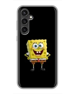 Чехол для Samsung Galaxy S23 с картинкой «Классический Губка Боб»