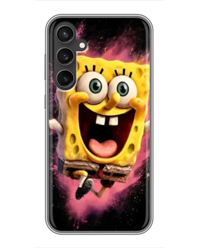 Чехол для Samsung Galaxy S23 с картинкой «Взрывной Спанч Боб»