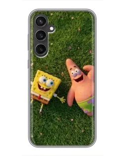 Чехол для Samsung Galaxy S23 с картинкой «Друзья на лужайке»