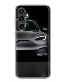Чехол для Samsung Galaxy S23 с картинкой «Tesla Model S Look»