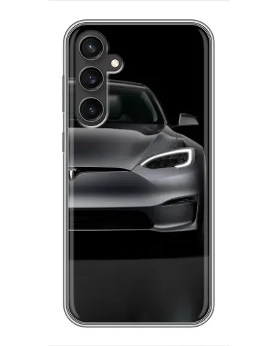 Чехол для Samsung Galaxy S23 с картинкой «Tesla Model S Look» Чехол для Samsung Galaxy S23 с картинкой «Tesla Model S Look»