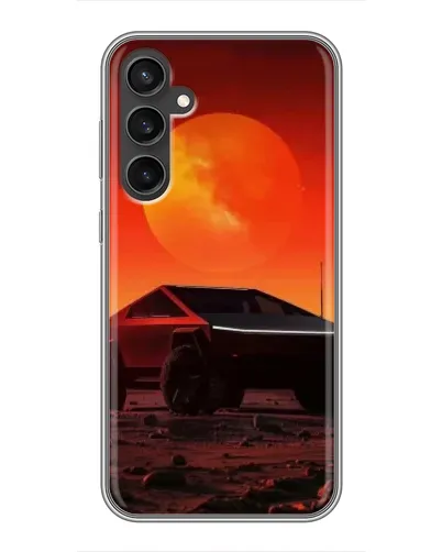 Чехол для Samsung Galaxy S23 с картинкой «Cybertruck на Марсе» Чехол для Samsung Galaxy S23 с картинкой «Cybertruck на Марсе»