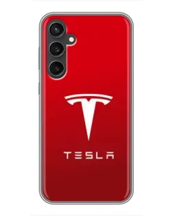 Чехол для Samsung Galaxy S23 с картинкой «Tesla Red Classic»