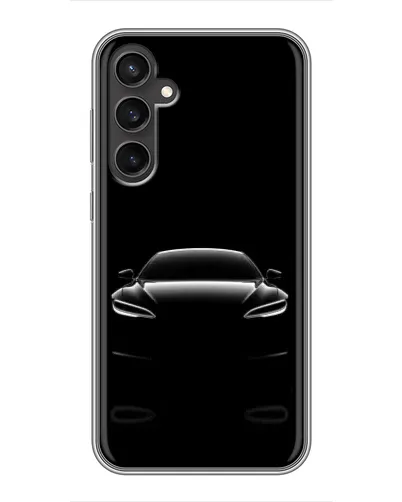 Чехол для Samsung Galaxy S23 с картинкой «Силуэт Tesla Night» Чехол для Samsung Galaxy S23 с картинкой «Силуэт Tesla Night»