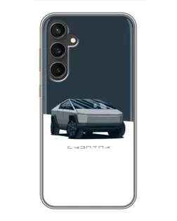 Чохол для Samsung Galaxy S23 з картинкою «Сріблястий Cybertruck Tesla» Чохол для Samsung Galaxy S23 з картинкою «Сріблястий Cybertruck Tesla»