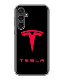 Чохол для Samsung Galaxy S23 з картинкою «Tesla Red Logo» Чохол для Samsung Galaxy S23 з картинкою «Tesla Red Logo»