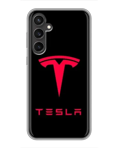 Чехол для Samsung Galaxy S23 с картинкой «Tesla Red Logo» Чехол для Samsung Galaxy S23 с картинкой «Tesla Red Logo»