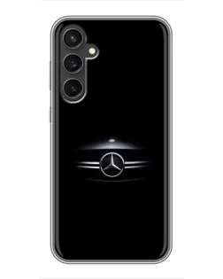 Чехол для Samsung Galaxy S23 с картинкой «Mercedes — абстрактные линии»