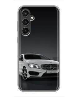 Чехол для Samsung Galaxy S23 с картинкой «Mercedes AMG GT Silver»