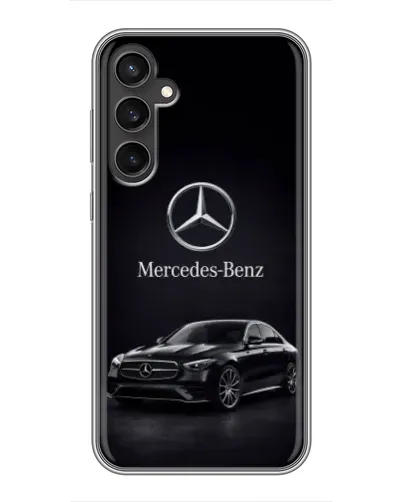 Чехол для Samsung Galaxy S23 с картинкой «Mercedes — решетка радиатора»