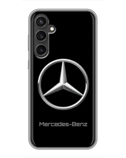 Чехол для Samsung Galaxy S23 с картинкой «Mercedes Silver Logo»