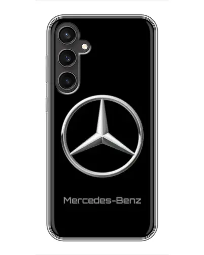 Чехол для Samsung Galaxy S23 с картинкой «Mercedes Silver Logo»